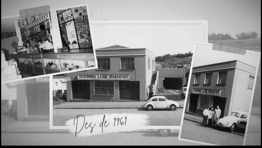 Rozimbo peças foto história da primeira loja